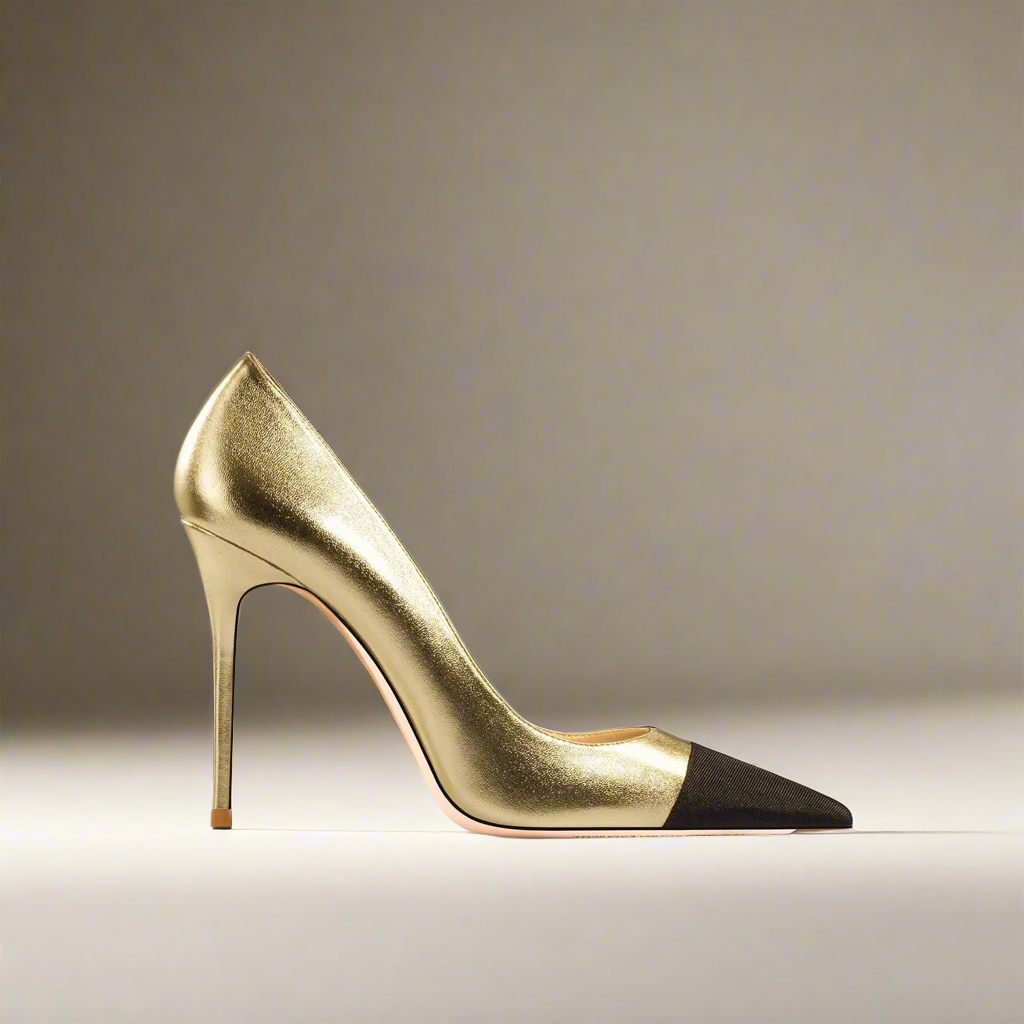 Alizah Gold Heels