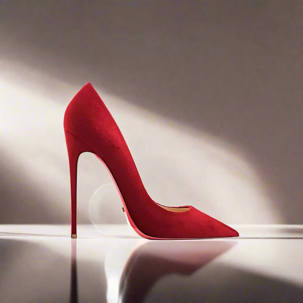 Tabitha Flock Red Heels