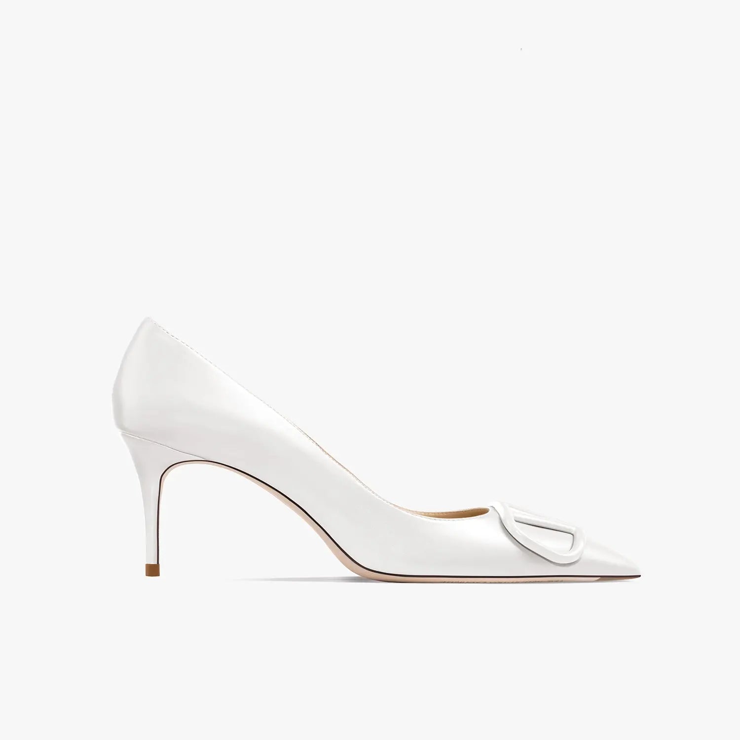 Adora White Matt Heels - Queen Sheila Brand