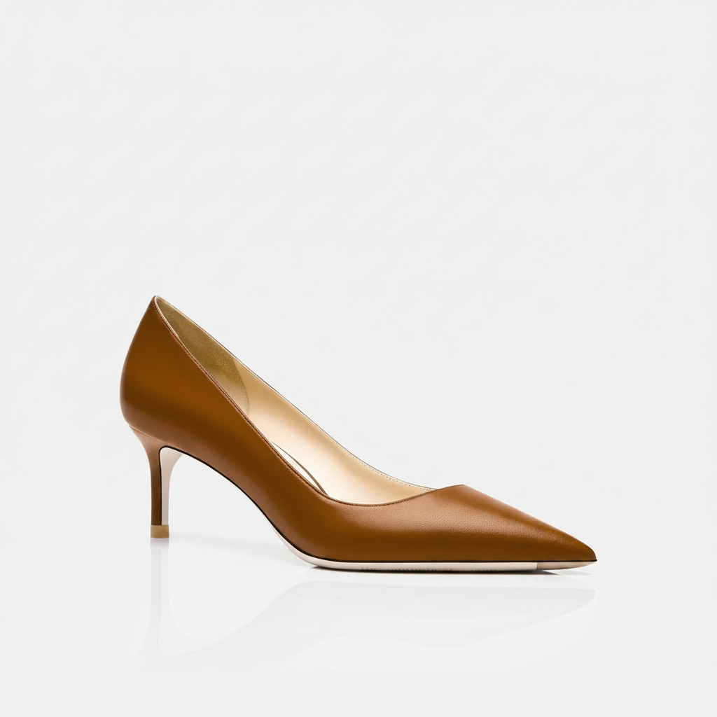 Lady Victoria Brown Kitten Heels