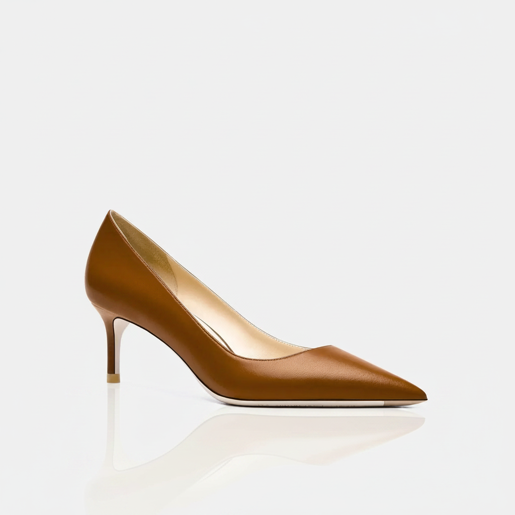 Lady Victoria Brown Kitten Heels