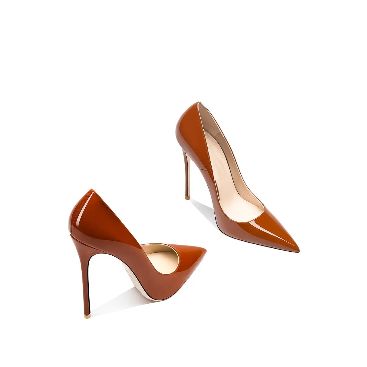 Tatianna Caramel Beige Bottom Heels - Queen Sheila Brand