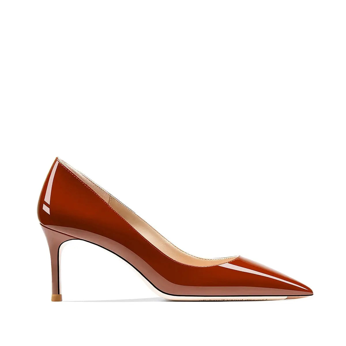 Tatianna Caramel Beige Bottom Heels - Queen Sheila Brand