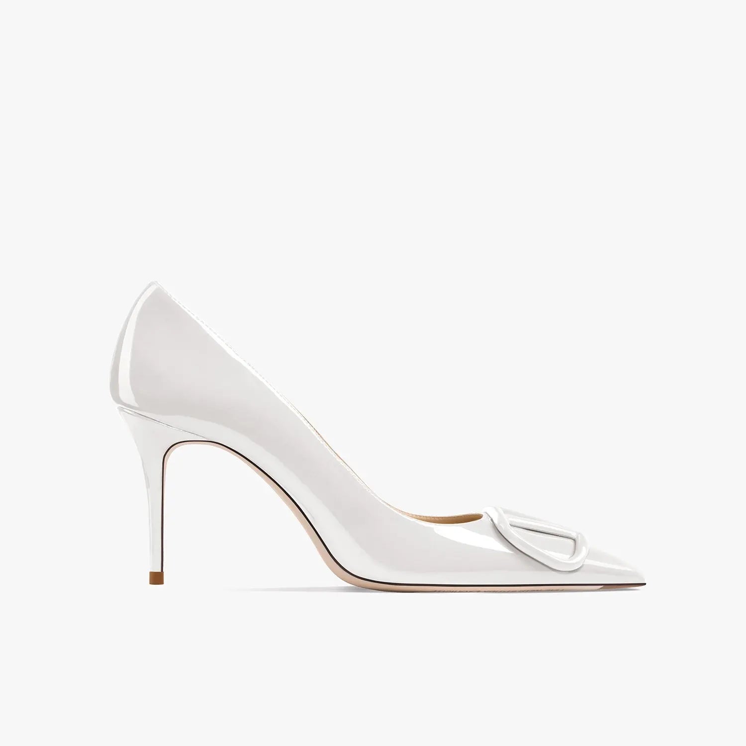 Adora Pure White Heels - Queen Sheila Brand