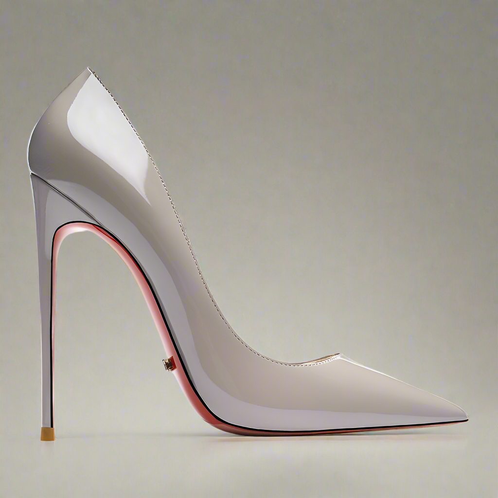 Tatianna Grey Red Bottom Heels