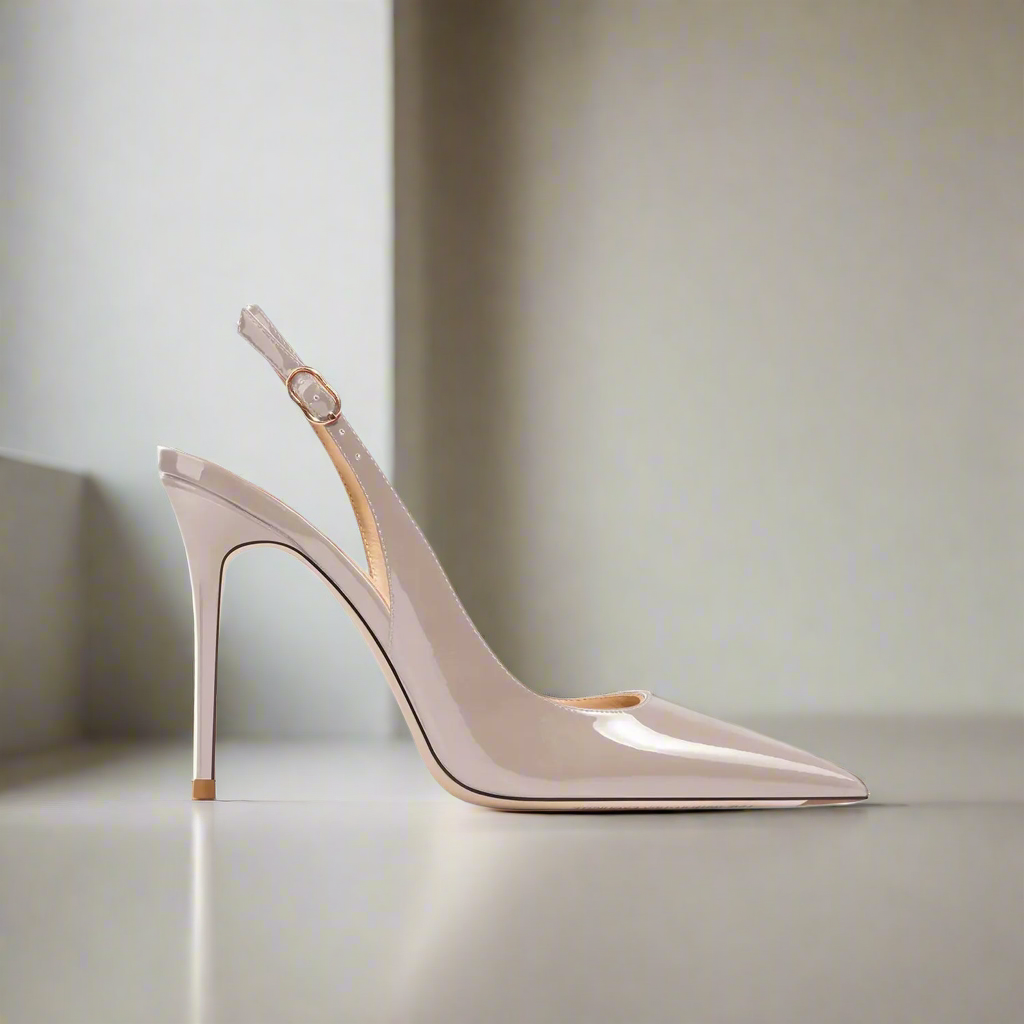 Colletta Grey Slingback Sandals