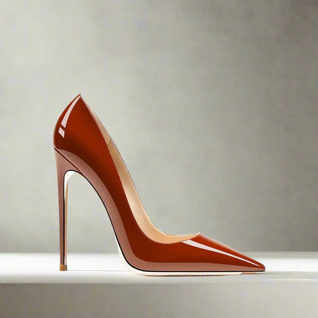 Tatianna Caramel Beige Bottom Heels - Queen Sheila Brand