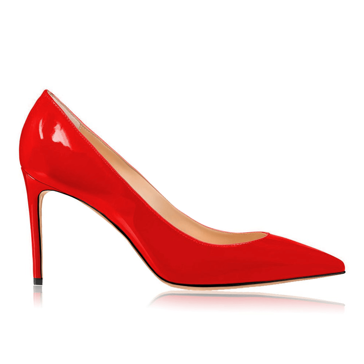 Gabriella Red Patent Leather Heels