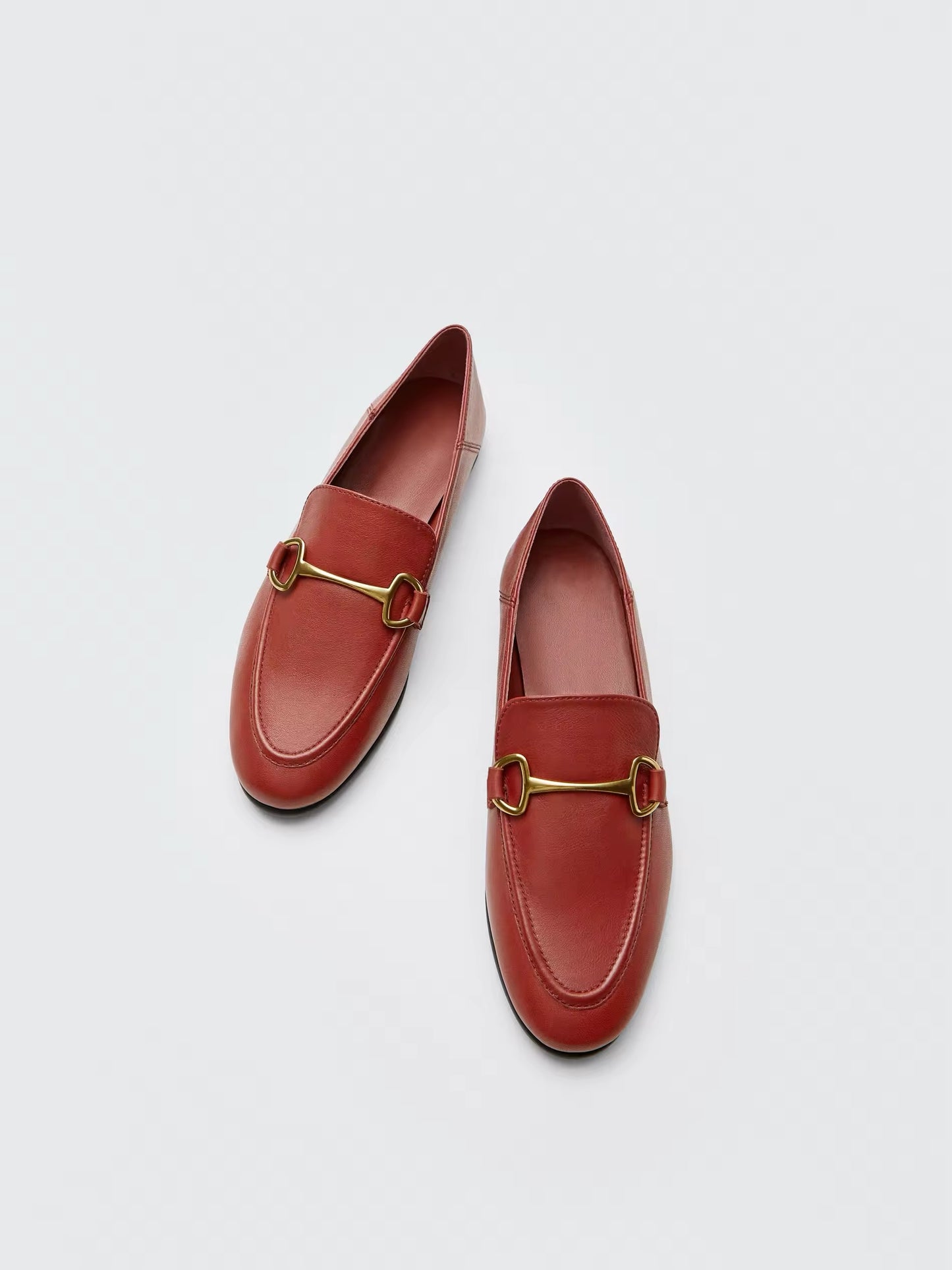 Amar Flat Leather Loafers
