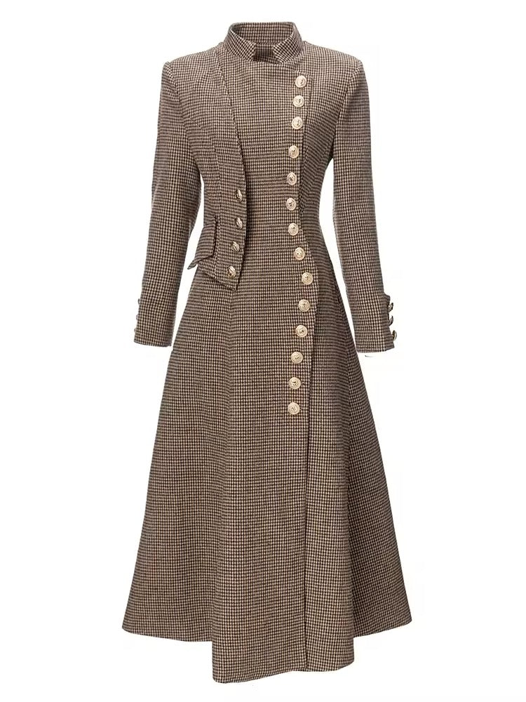 Mirabel Single-breasted Long Sleeved Coat