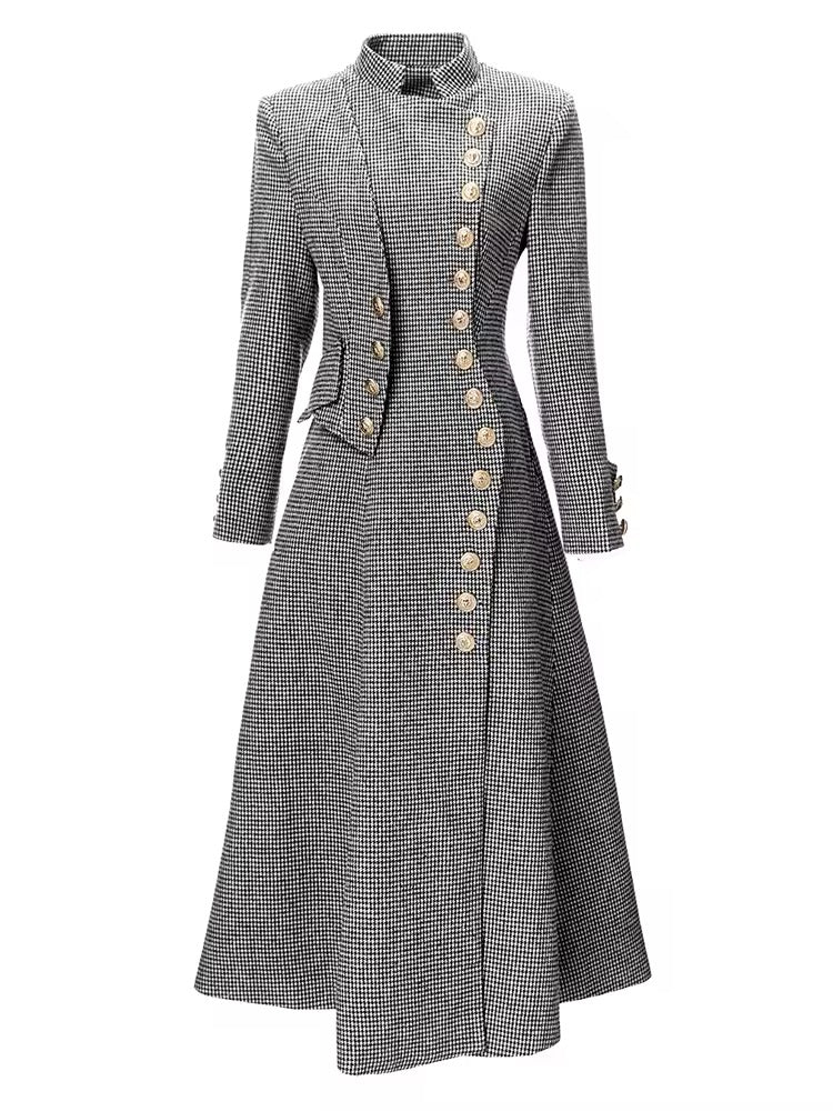 Mirabel Single-breasted Long Sleeved Coat