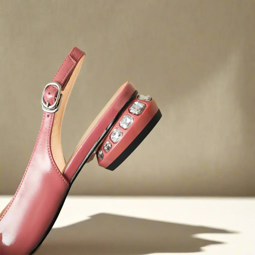 Madison Pink Flat Sandals Queen Sheila Brand