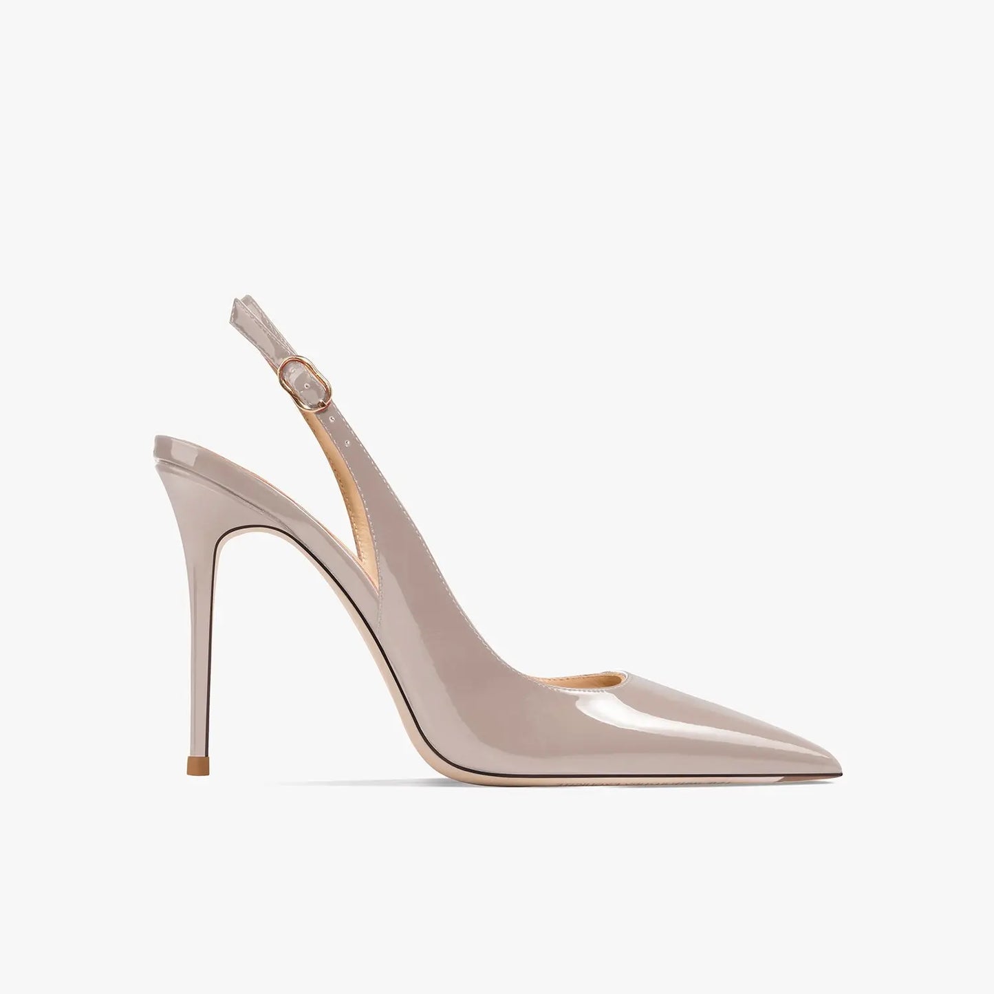 Colletta Grey Slingback Sandals - Queen Sheila Brand