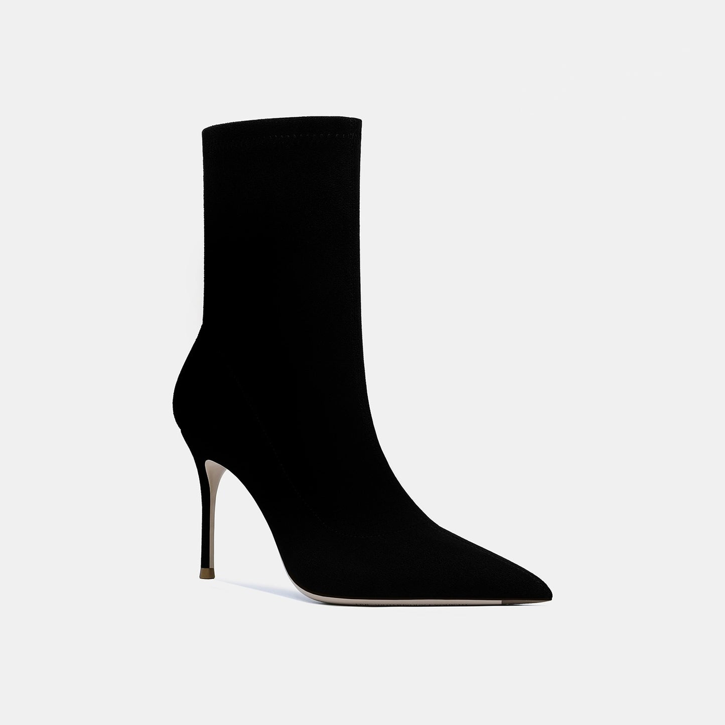 Daisy Black Mid-Calf Leather Boots