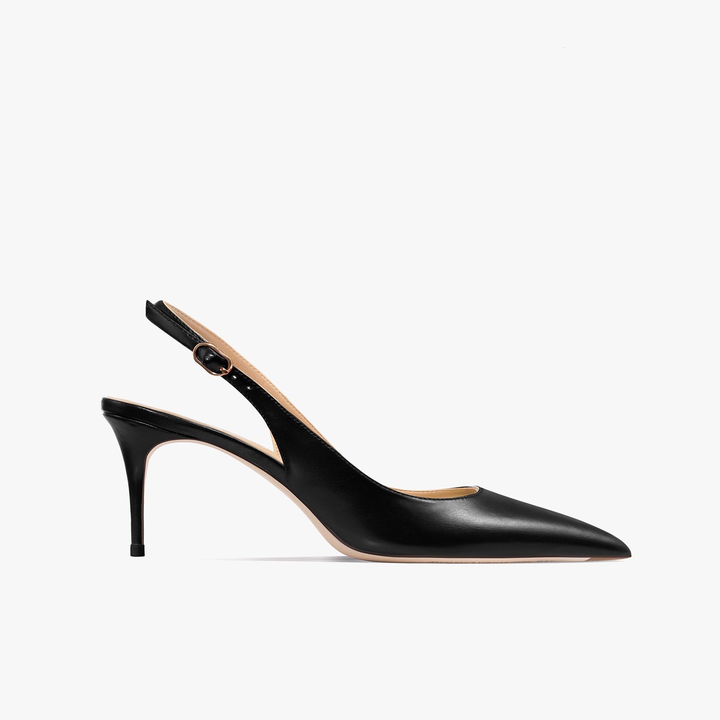Felicity Matt Black Slingback Sandal