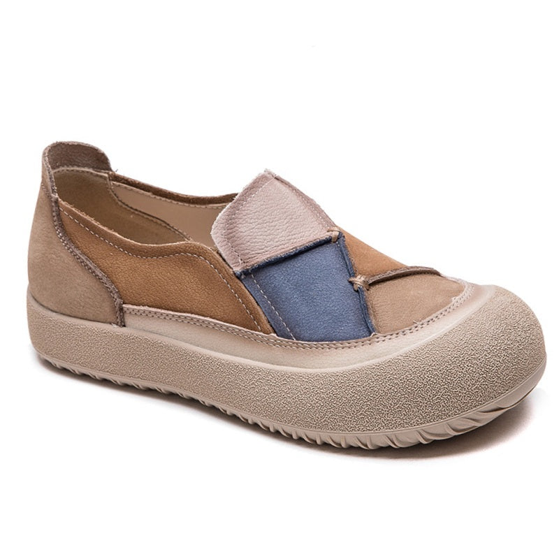 Lisa Blue-Grey Platform Sneakers