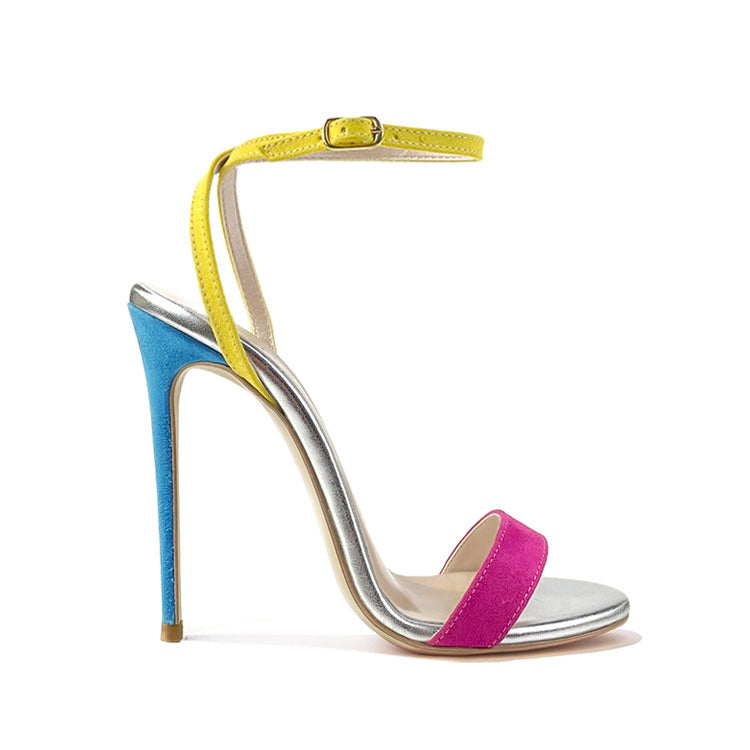 Sihle Three-tone Lace Up Sandals