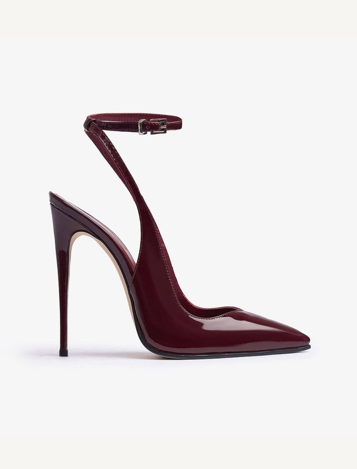 Aggie Burgundy Slingback Sandals