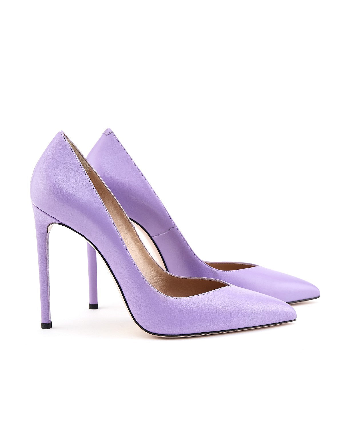 Tabitha Matt Lilac V Cut High Heels