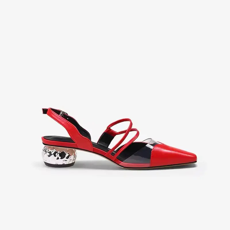 Mariah Flat Slingback Sandals   Queen Sheila Brand