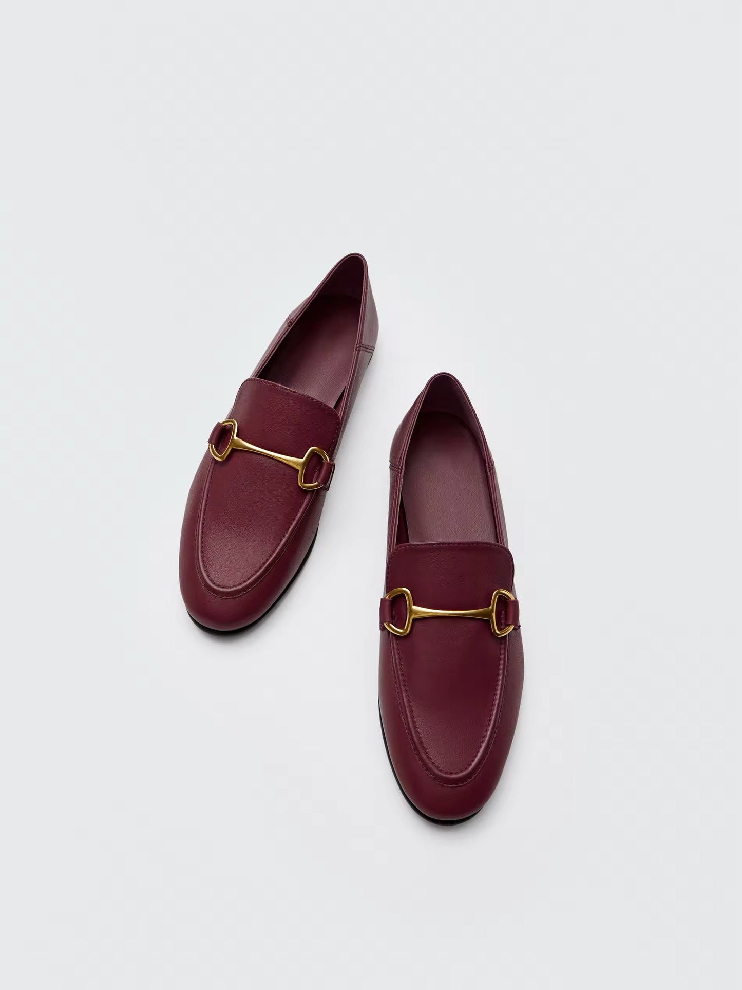 Amar Flat Leather Loafers