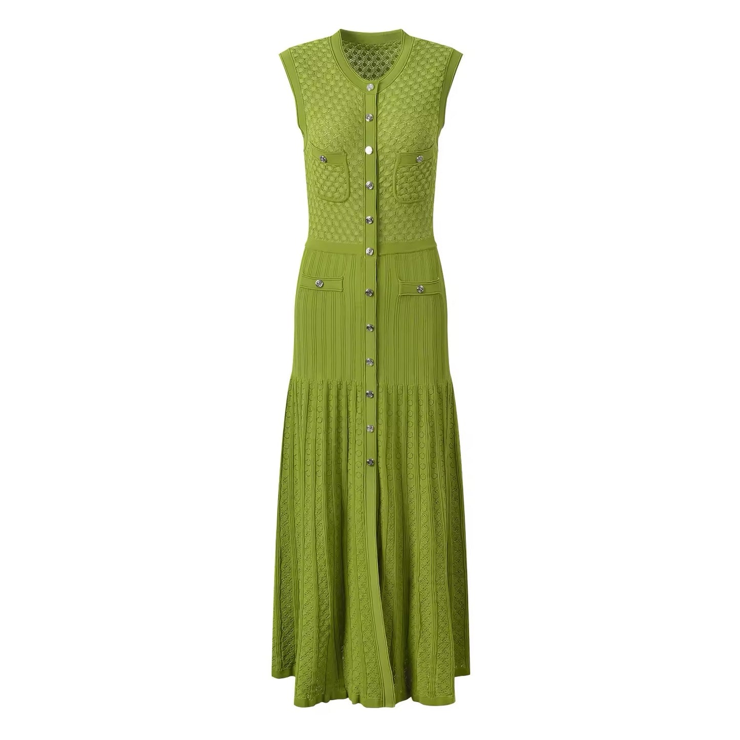 Libby Green Sleeveless Knit Maxi Dress