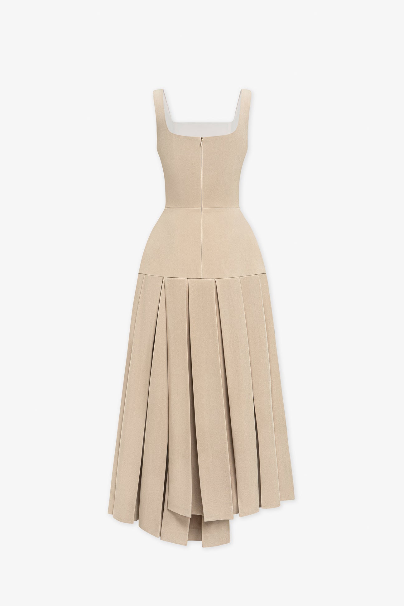 Mandisa Pleated Midi Dress