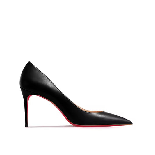 Tabitha Black Heels 8cm