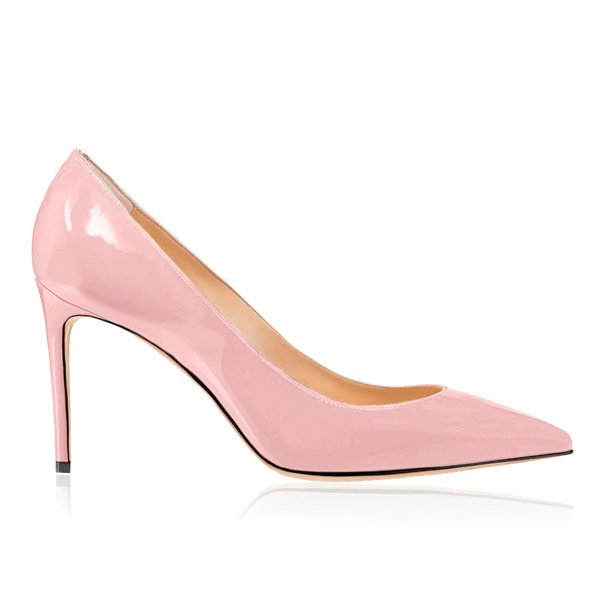 Gabriella Pink Patent Leather Heels