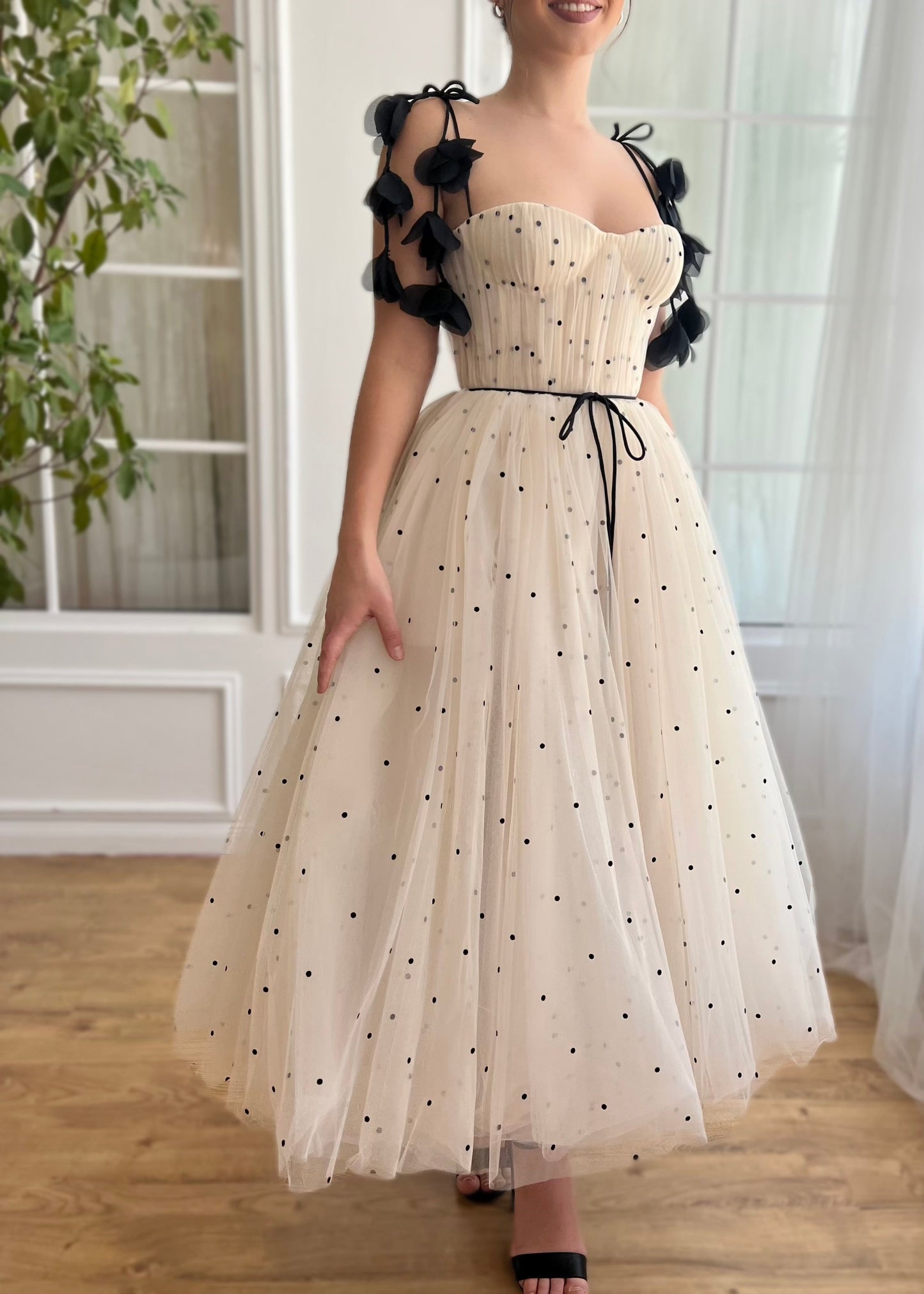 Brenda Polka Dot Dress