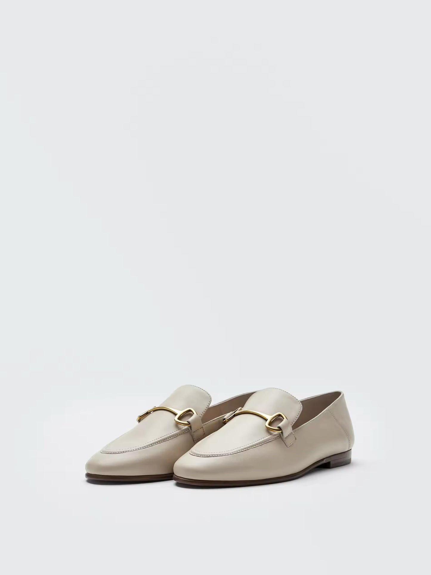 Amar Flat Leather Loafers