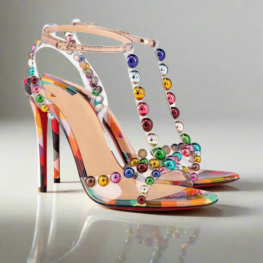 Lawra Multicolor Open Toe Sandals