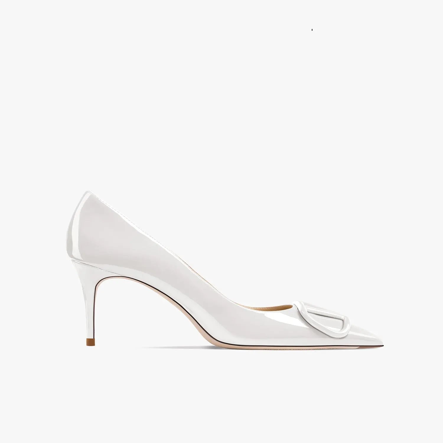 Adora Pure White Heels - Queen Sheila Brand 