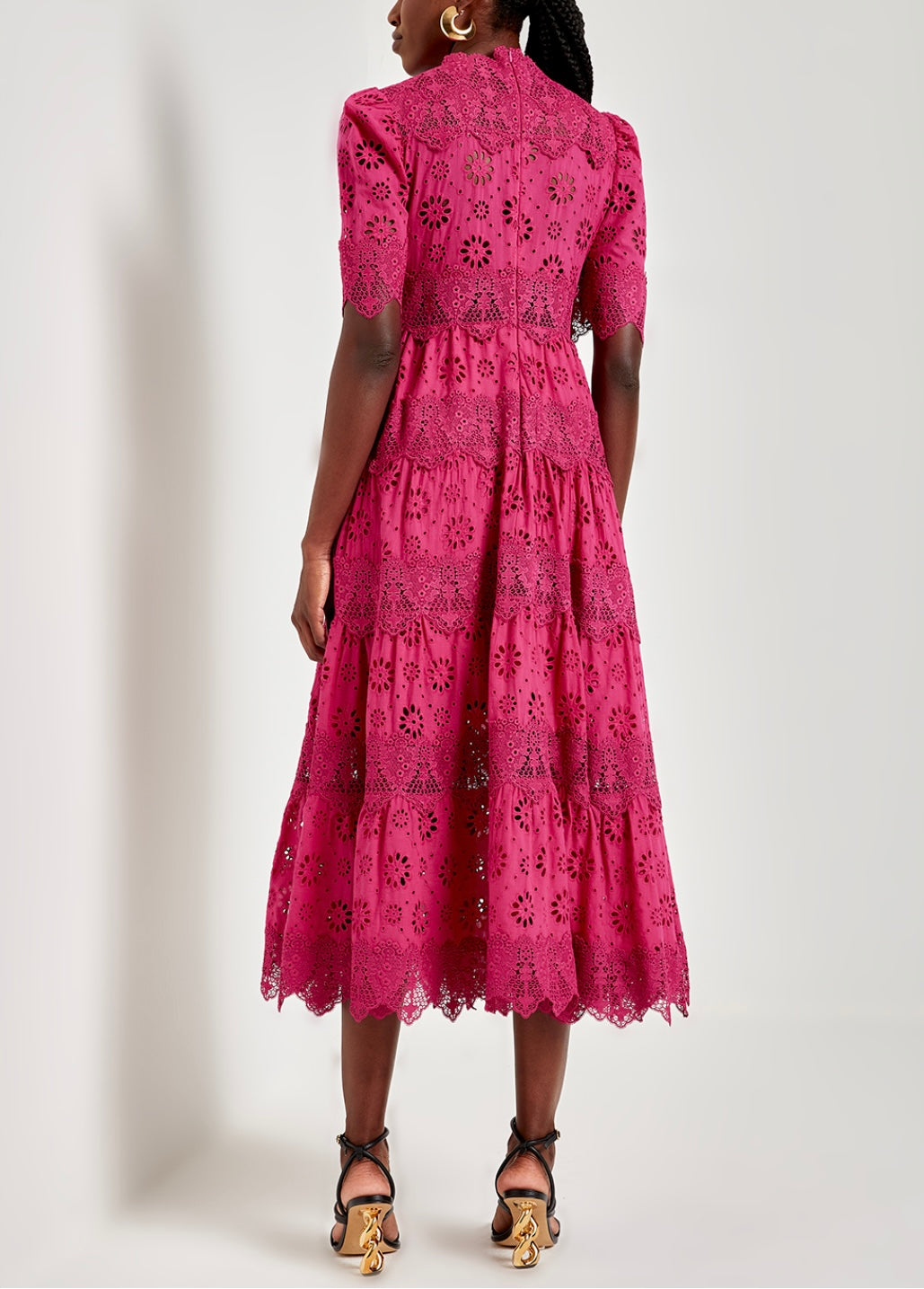 Darlene Pink Midi Dress