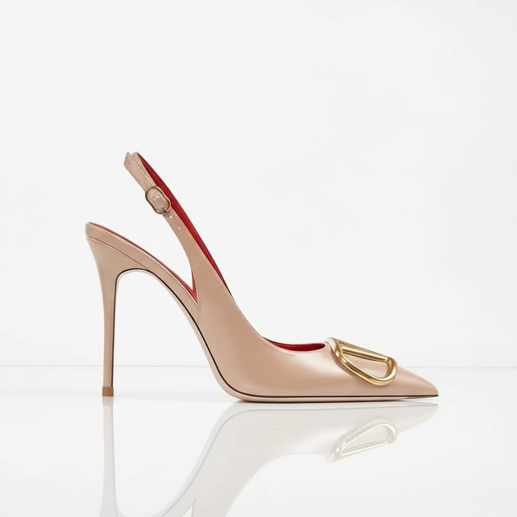 Adora Matt Nude Slingback Sandals