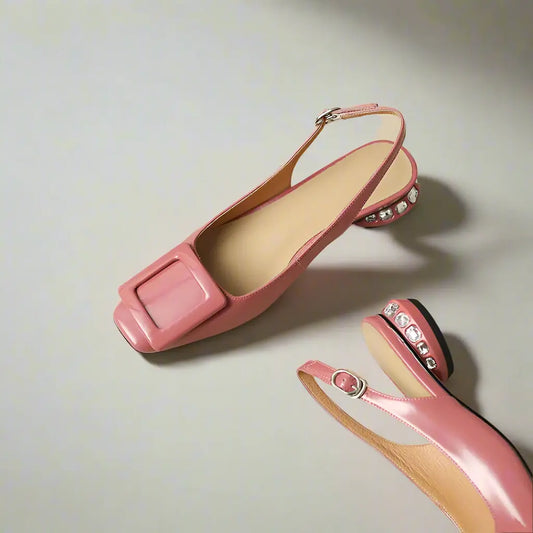 Madison Pink Flat Sandals - Queen Sheila Brand 