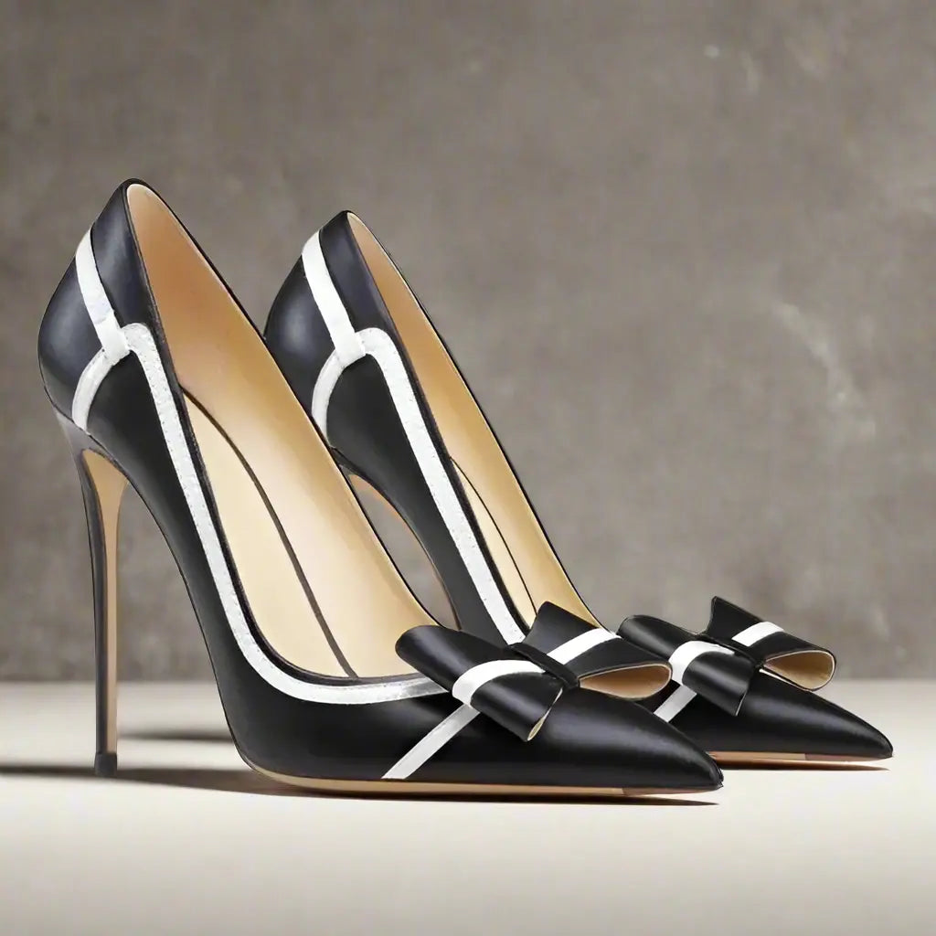 Haniya Black Heels   Queen Sheila Brand