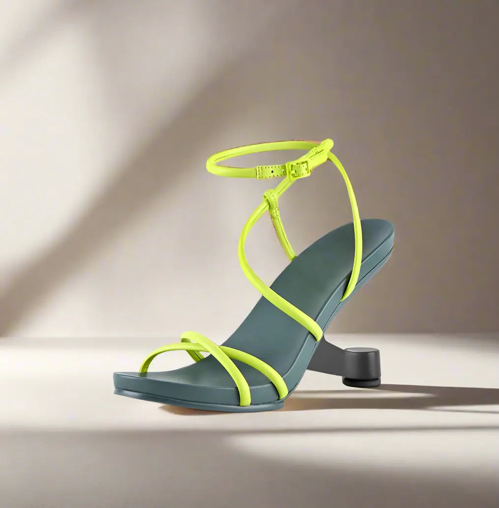 Gladys Green Sandal Queen Sheila Brand