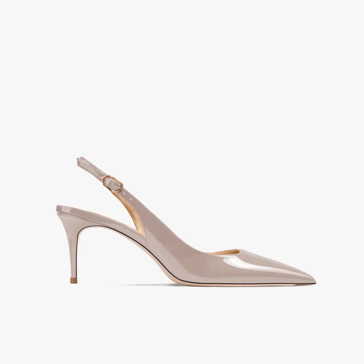 Colletta Grey Slingback Sandals - Queen Sheila Brand 