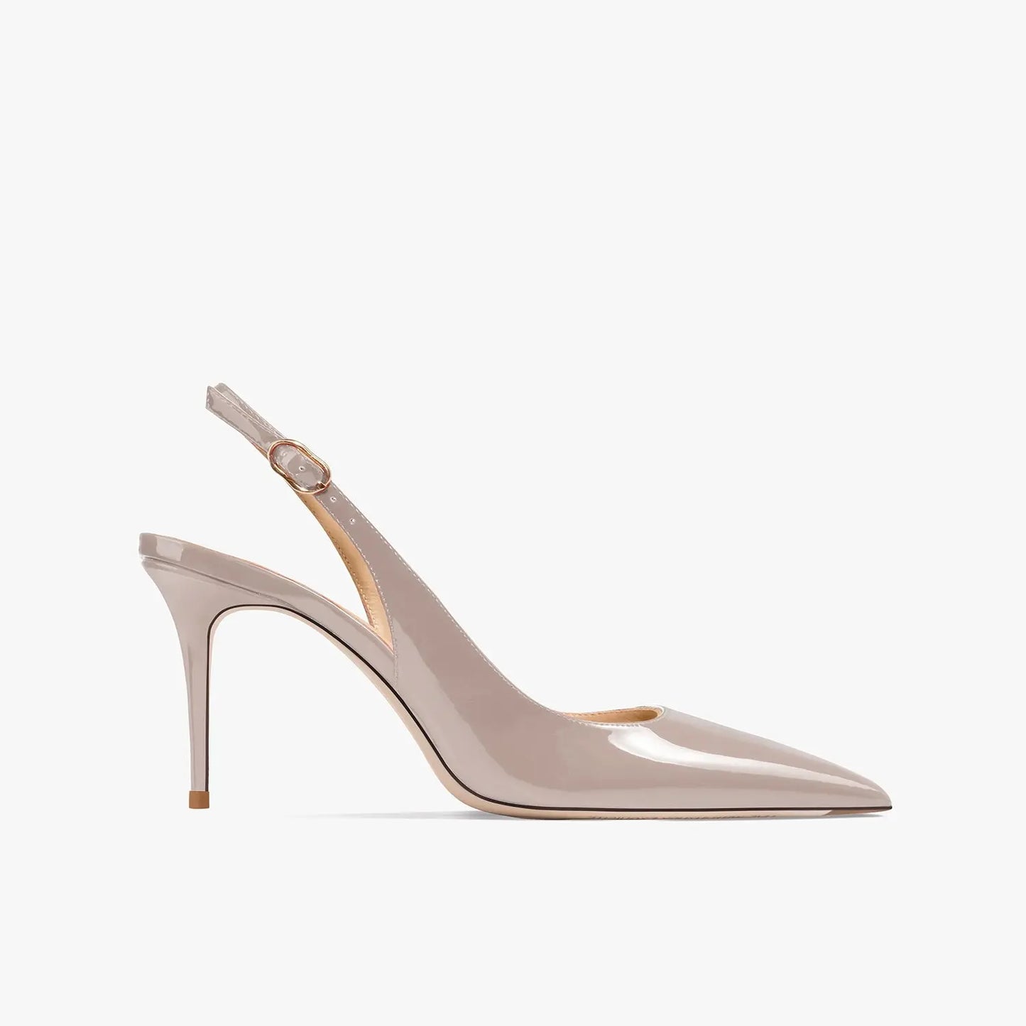 Colletta Grey Slingback Sandals - Queen Sheila Brand 