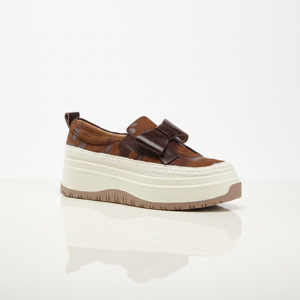 Mandy Brown Platform Sneakers
