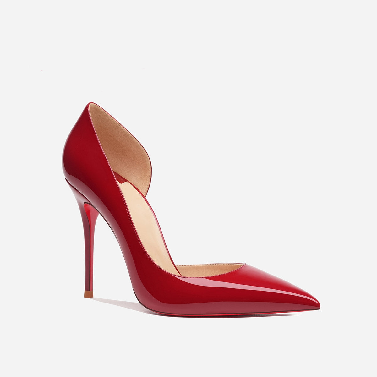 Tatianna Women's Open-Side Red Bottom Heels