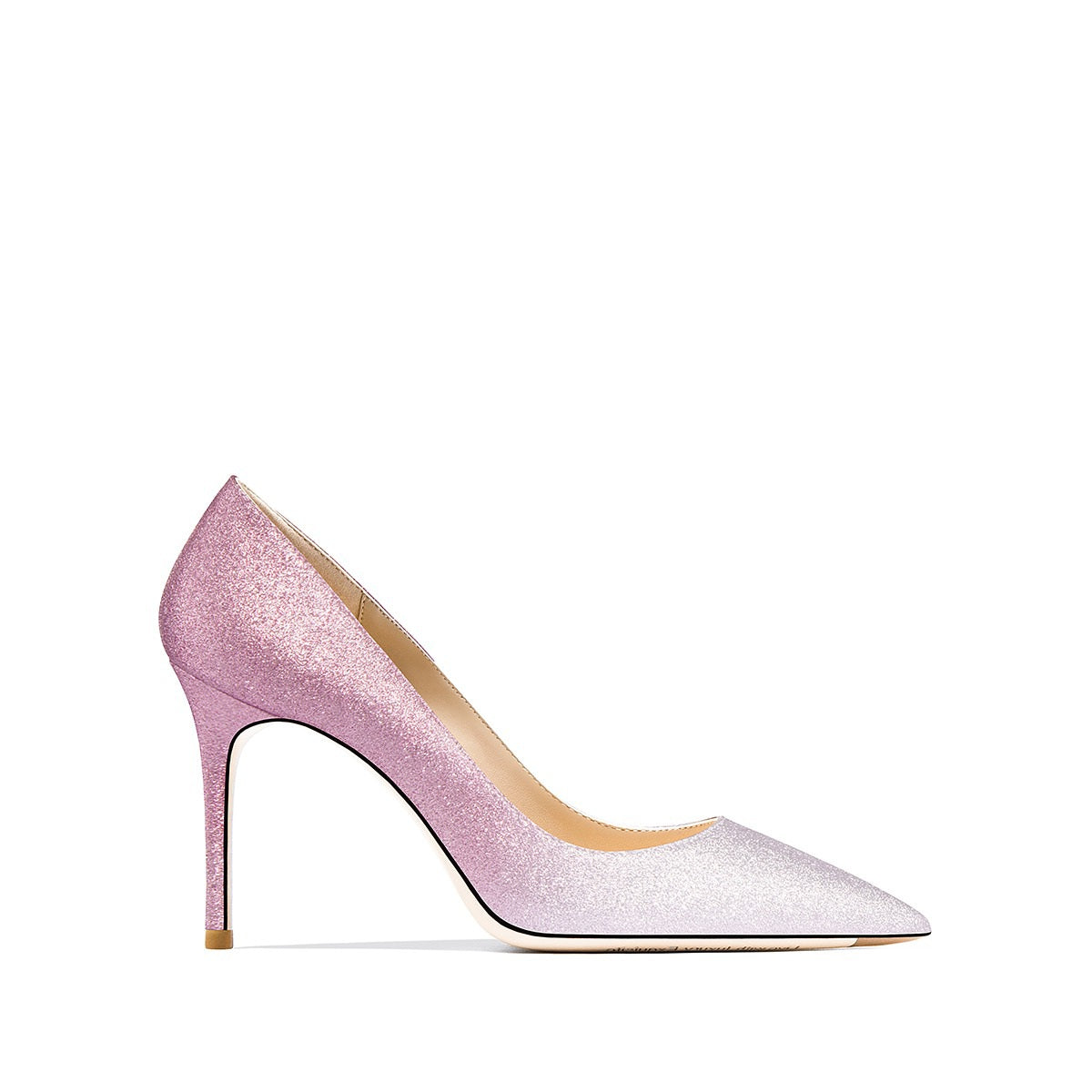 Josephine Silver-Blue Sequin Beige Bottom Heels
