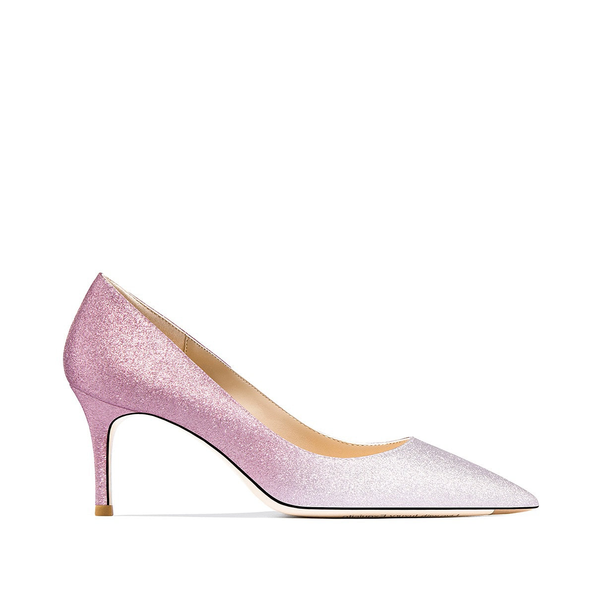 Josephine Silver-Blue Sequin Beige Bottom Heels