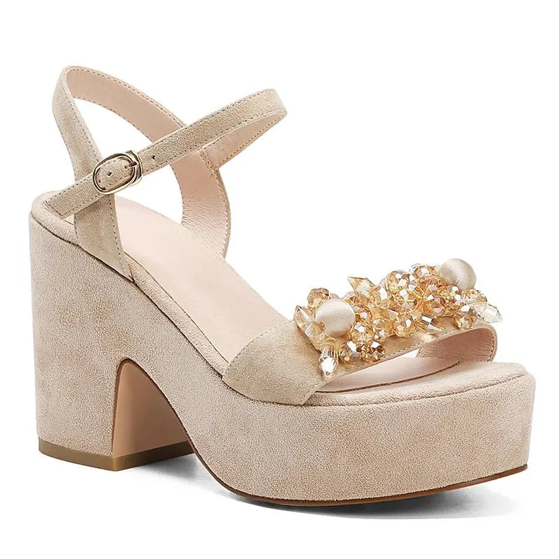 Leena Nude Platform Sandal Queen Sheila Brand