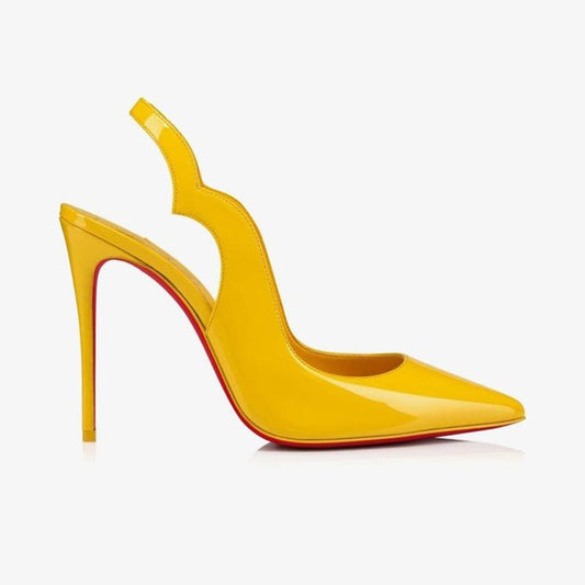 Mila Yellow Slingback Sandals