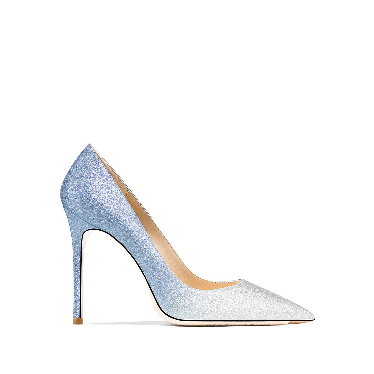 Josephine Silver-Pink Sequin Beige Bottom Heels