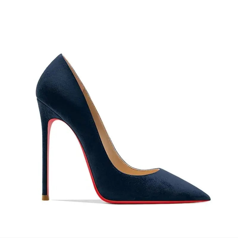 Tabitha Flock Navy Blue Queen Sheila